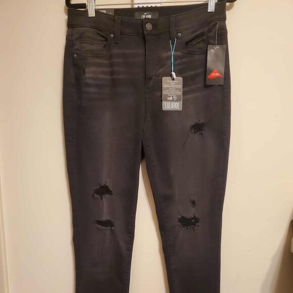 LuLaRoe Distressed Skinny Fit Jeans NWT - Picture 1 of 9